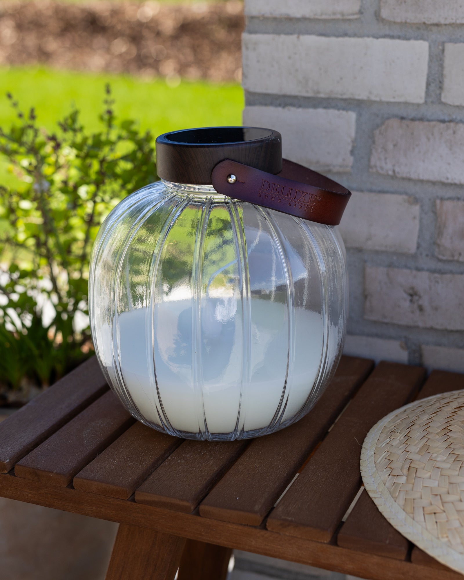 Deluxe Homeart LED стъклен фенер 20см LED фенери 2