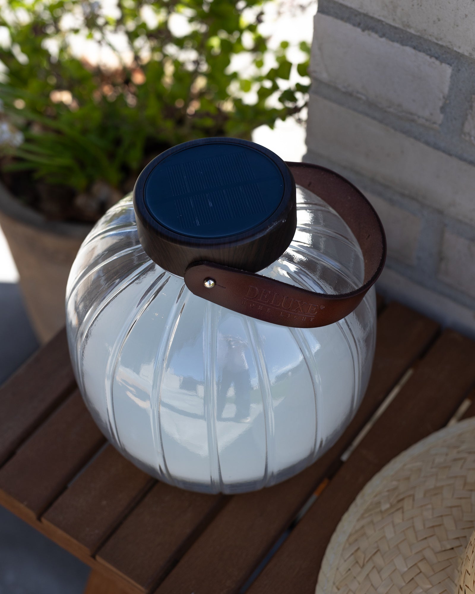 Deluxe Homeart LED стъклен фенер 20см LED фенери 3