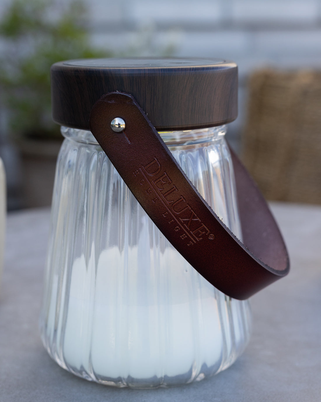 Deluxe Homeart LED стъклен фенер 13см LED фенери 3