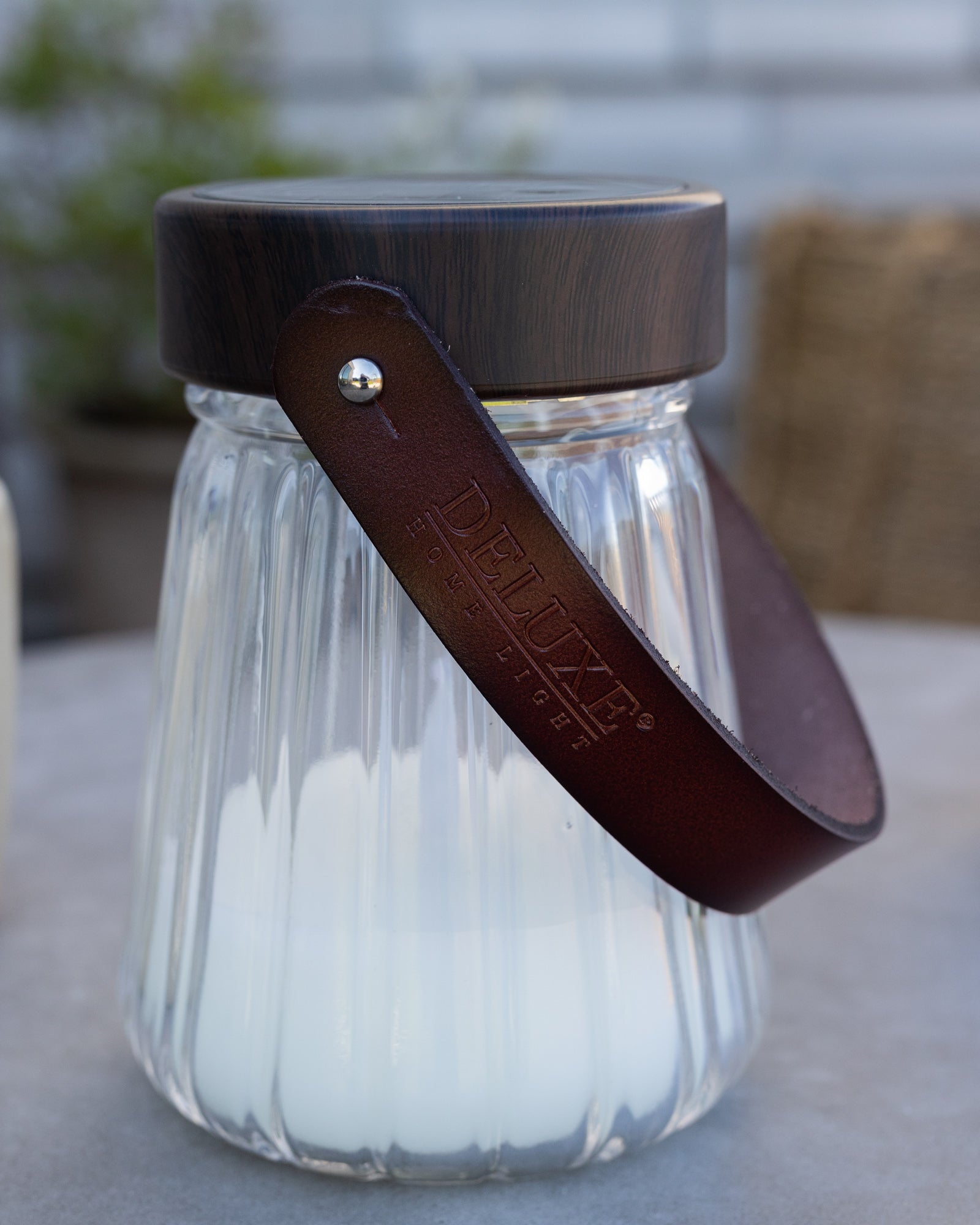 Deluxe Homeart LED стъклен фенер 13см LED фенери 3