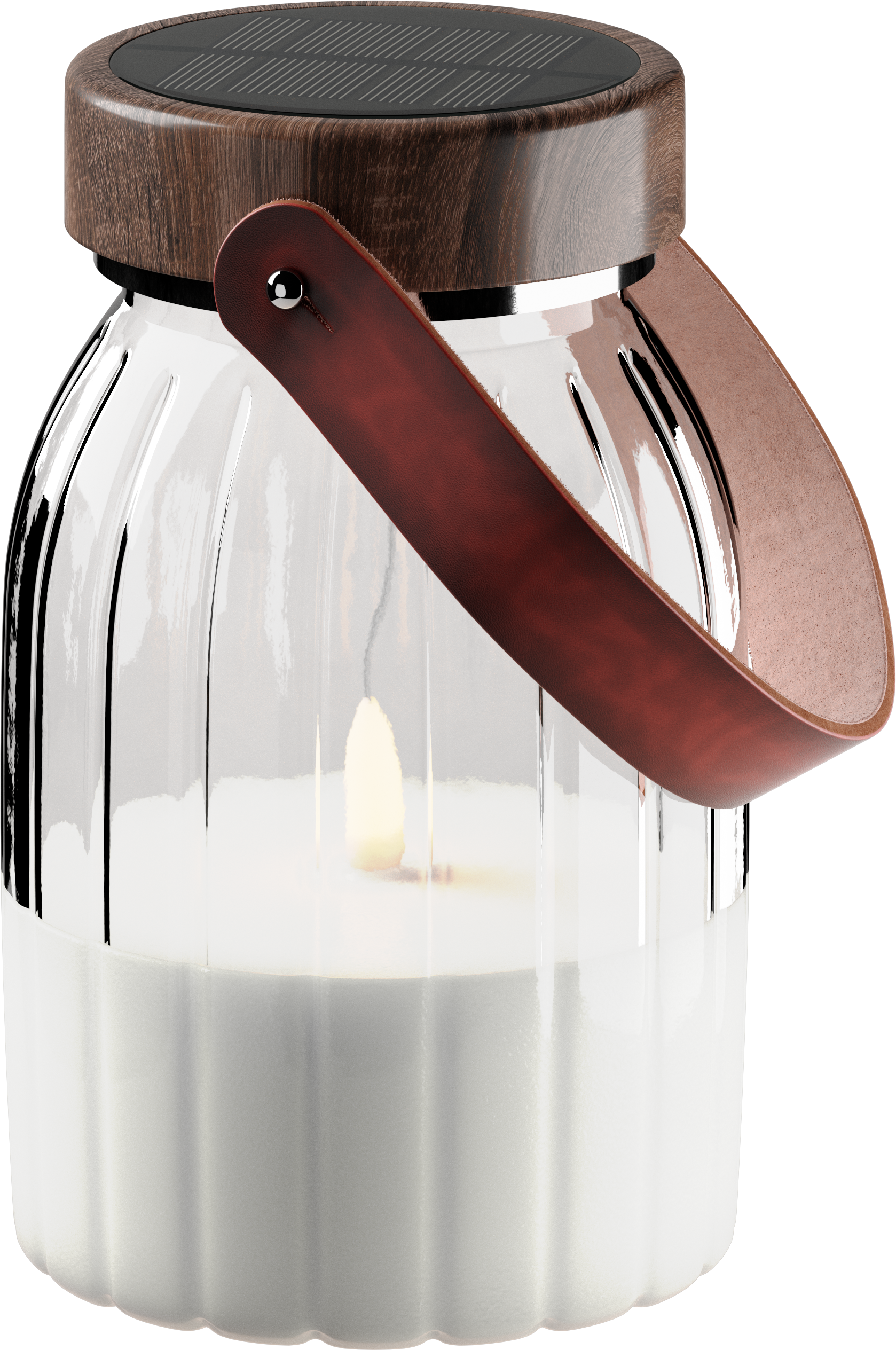 Deluxe Homeart LED стъклен фенер 17см LED фенери 2