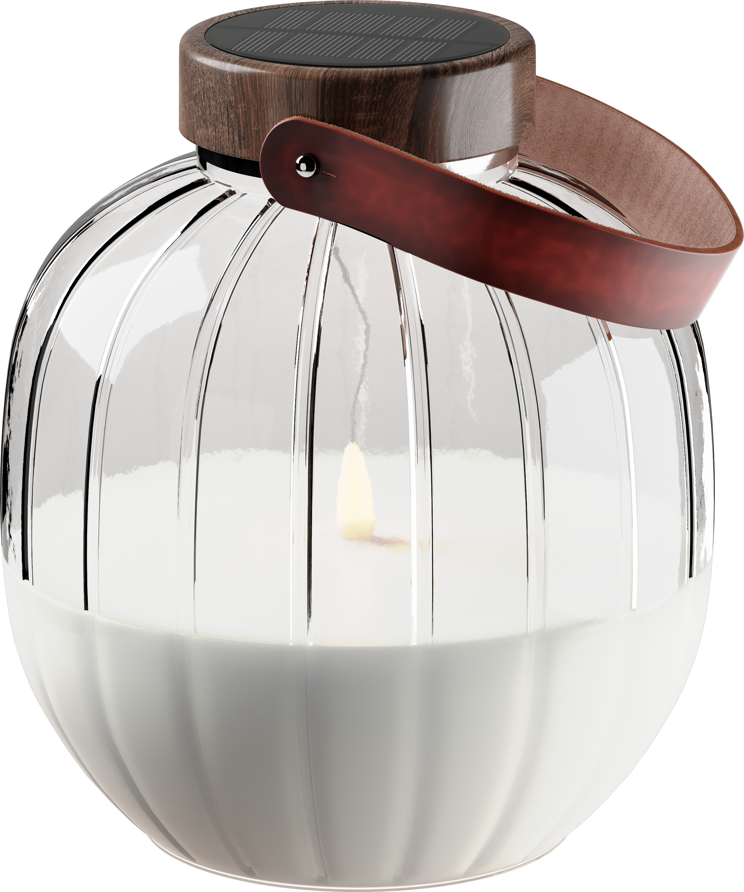 Deluxe Homeart LED стъклен фенер 20см LED фенери 6