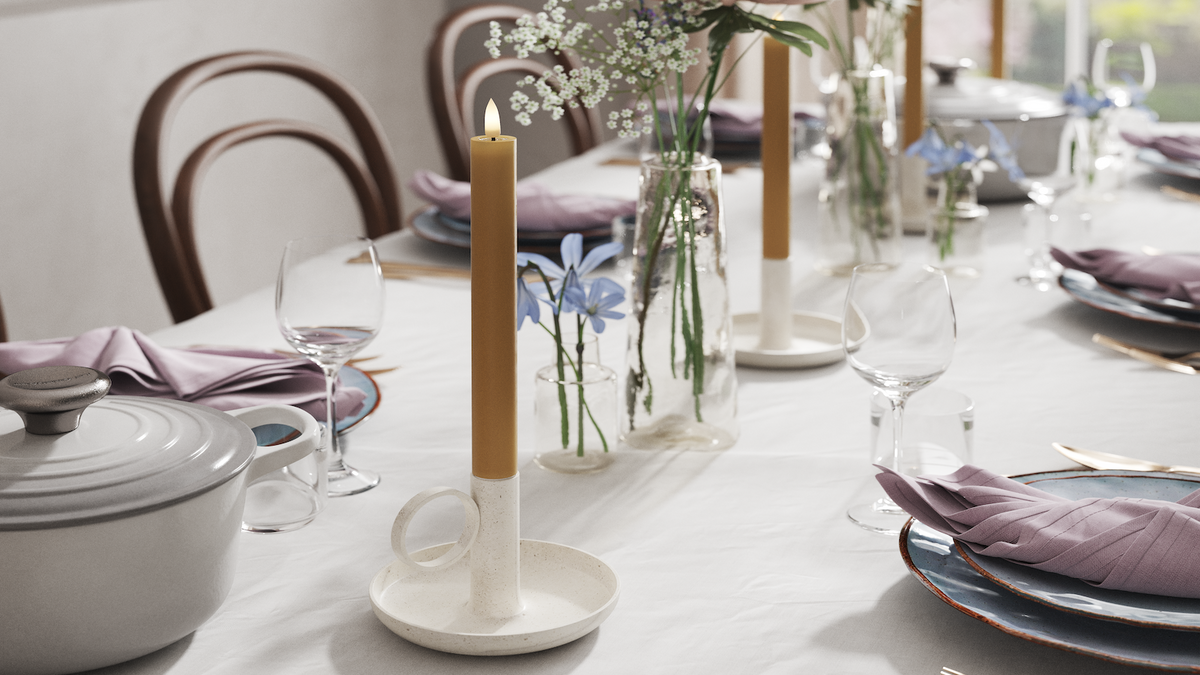 Naturlig tro LED Kronljus Med WetLook ™ -design