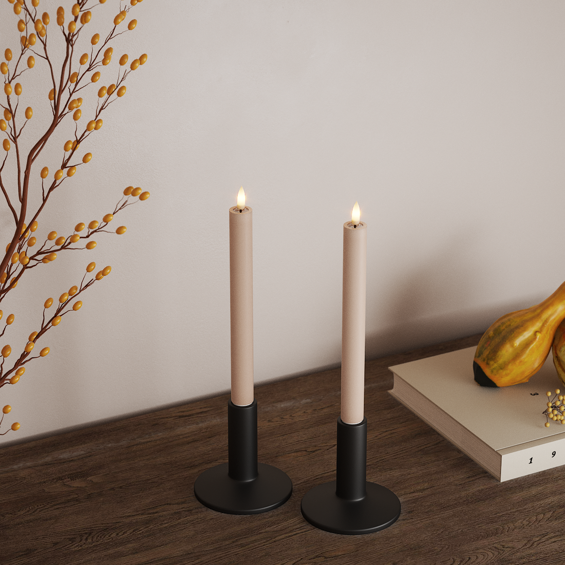 Deluxe Homeart Korunka LED 2 ks, Ø 2 x 24 cm Růžová LED korunkové světlo 4