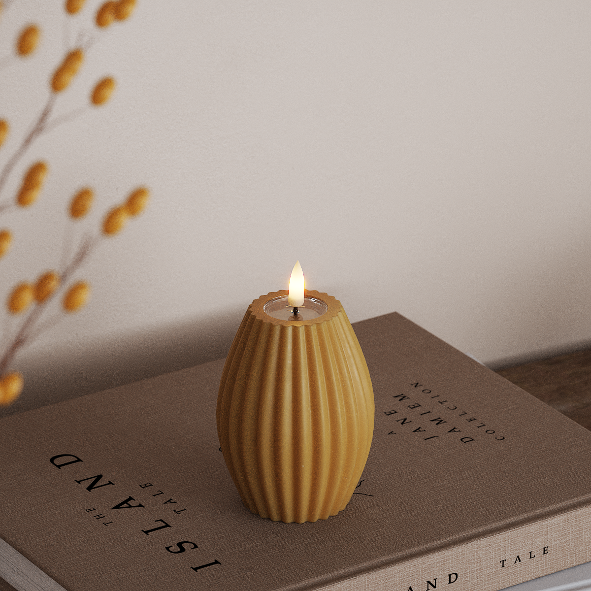 Deluxe Homeart Φωτισμός αυλακιού LED D 7,5 x Υ 10 cm Κάρι Φως αυλακιού LED 3