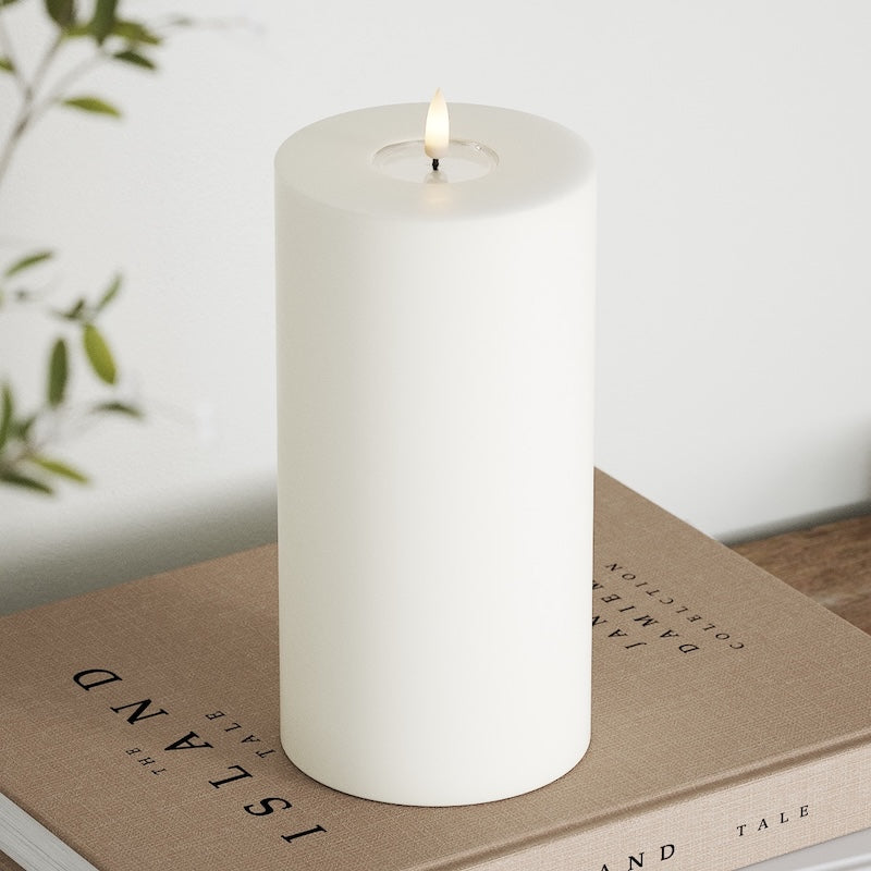 Deluxe Homeart LED блок лампа Ø 10 x 20 см Бяло