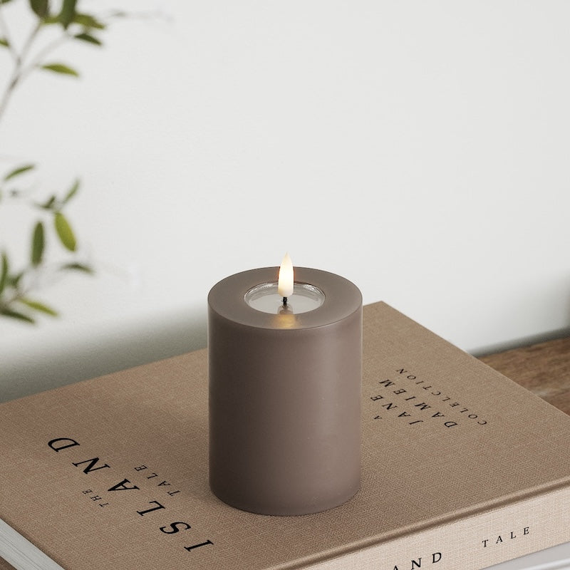 Deluxe Homeart LED блок лампа Ø 7,5 x 10 см Мока