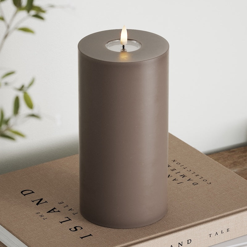 Deluxe Homeart LED блок лампа Ø 10 x 20 см Мока