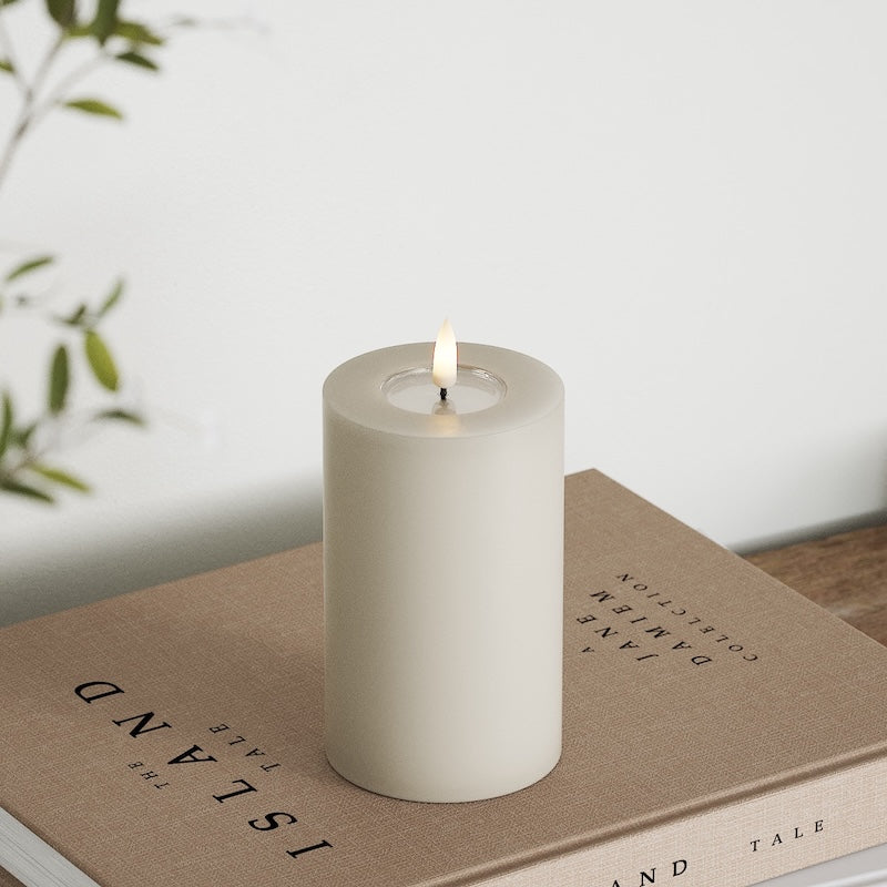 Deluxe Homeart LED блок лампа Ø 7,5 x 12,5 см Пясъчно