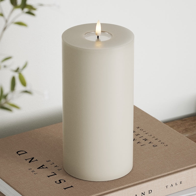 Deluxe Homeart LED блок лампа Ø 10 x 20 см Пясъчно