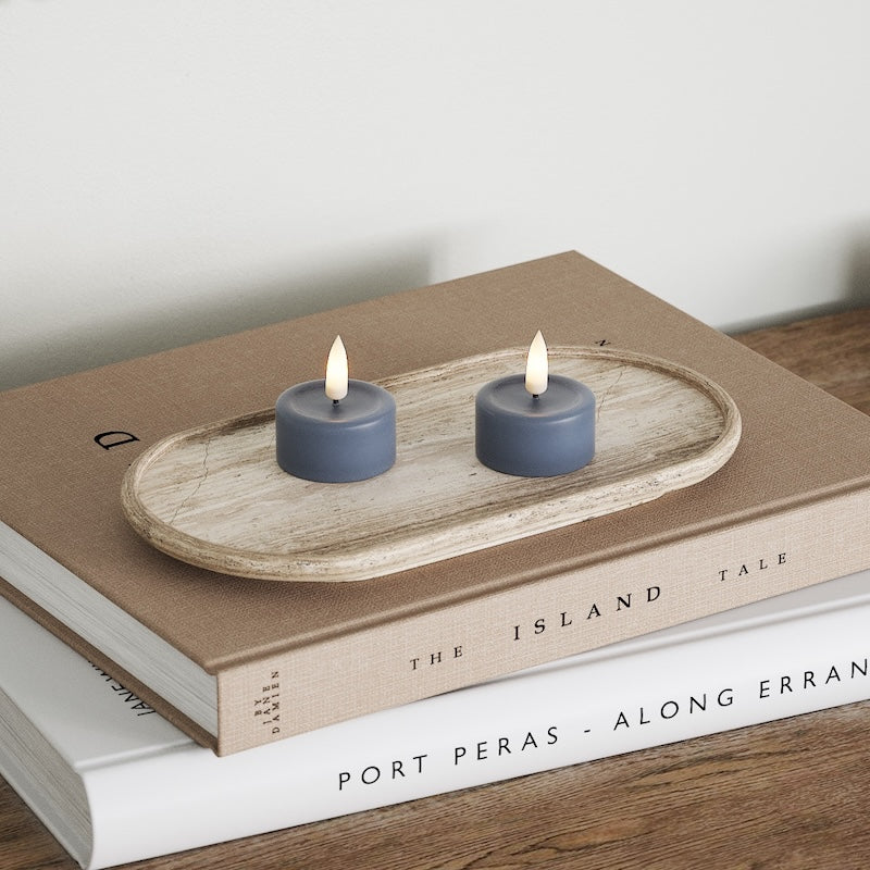 Deluxe Homeart LED лампа за чай 2 бр. Ледено синьо