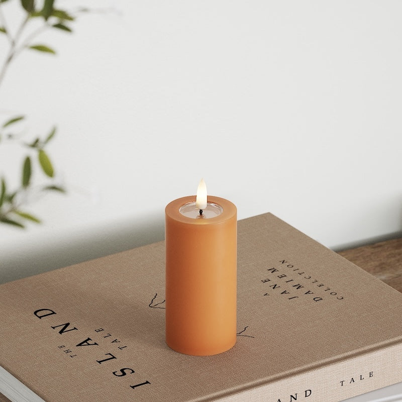 Deluxe Homeart LED блок лампа Ø 5 x 10 см Оранжево