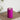 Deluxe Homeart LED Bloklys Ø 7,5 x 12,5 cm Violet