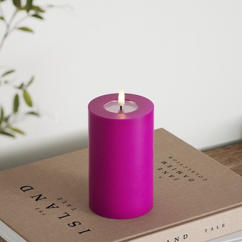 Deluxe Homeart LED блок лампа Ø 7,5 x 12,5 см Виолетово