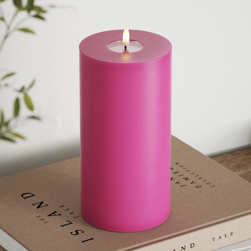 Deluxe Homeart LED блок лампа Ø 10 x 20 см Магента