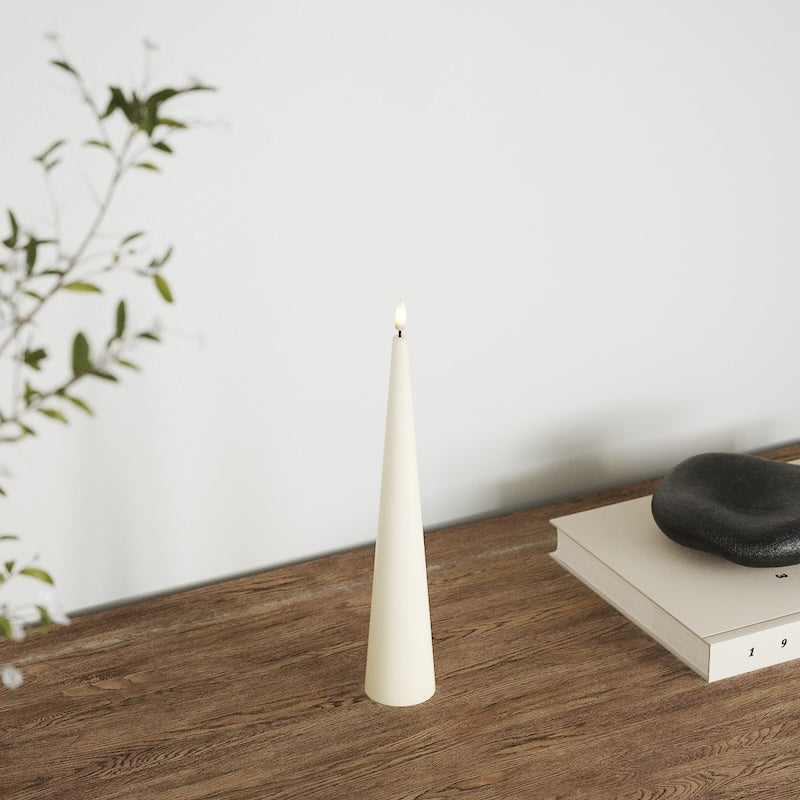 Deluxe Homeart Конусна светлина D 5 x H 28 cm Бордо