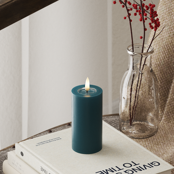 Deluxe Homeart LED блок лампа Ø 5 x 10 см Петролено LED блокова светлина 4