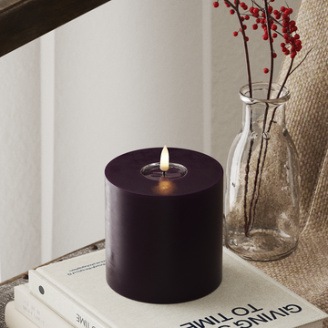 Deluxe Homeart LED блок лампа Ø 10 x 10 см Тъмнолилаво LED блокова светлина 4