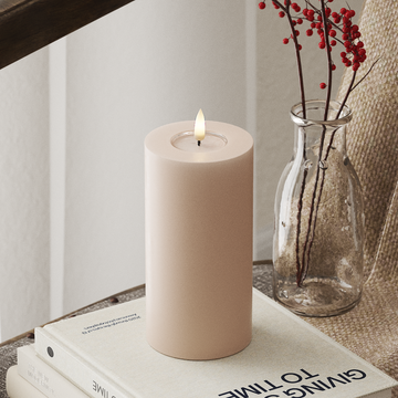 Deluxe Homeart LED блок лампа Ø 7,5 x 15 см Розово LED блокова светлина 4