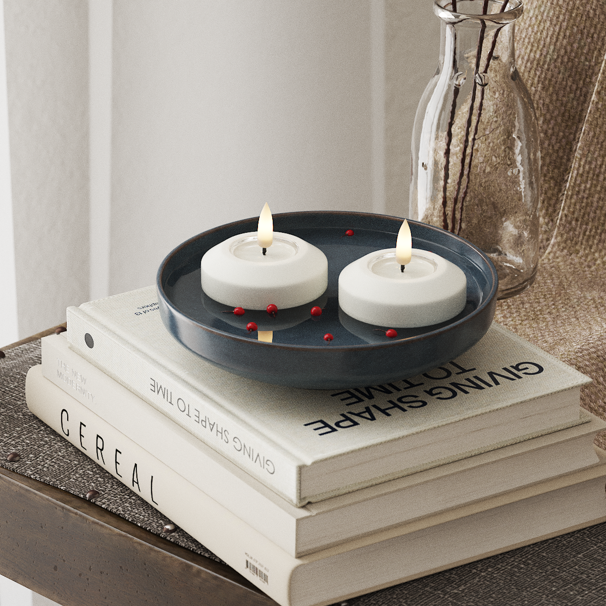 Deluxe Homeart LED Плаваща лампа Ø 6.1 см 2 бр Бяло LED плаваща светлина 4