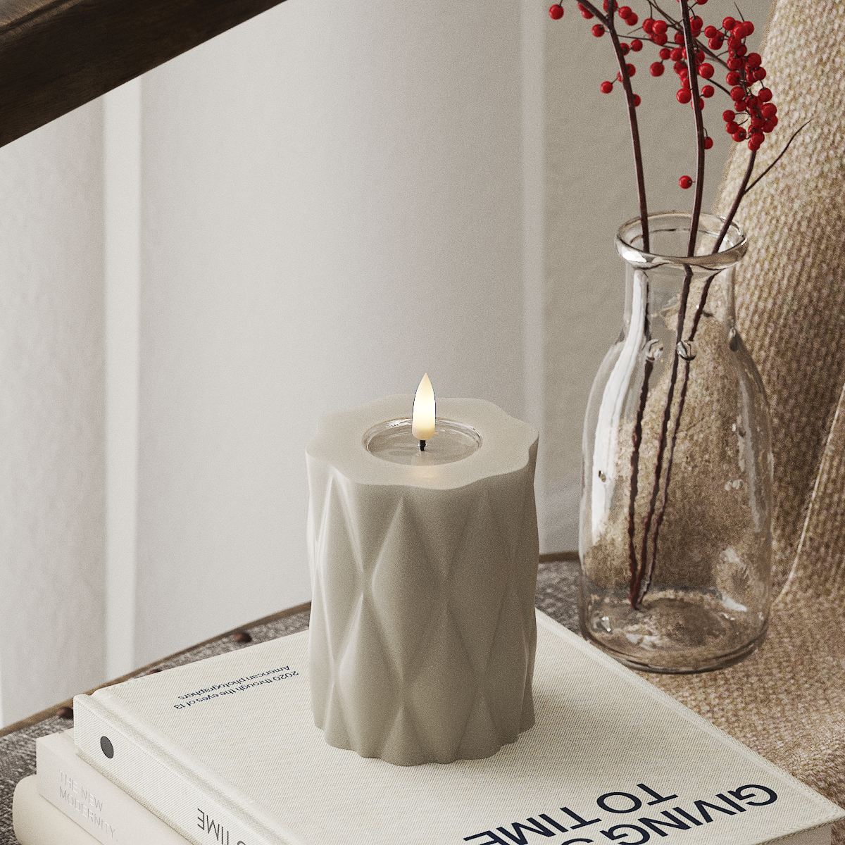 Deluxe Homeart Harlequin LED блок лампа Ø 7,5 x 10 см Пясъчно светодиоди Harlequin 4