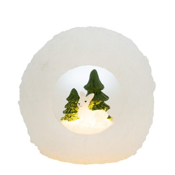 Снежен глобус с декорация 12*12см Deluxe Homeart 1