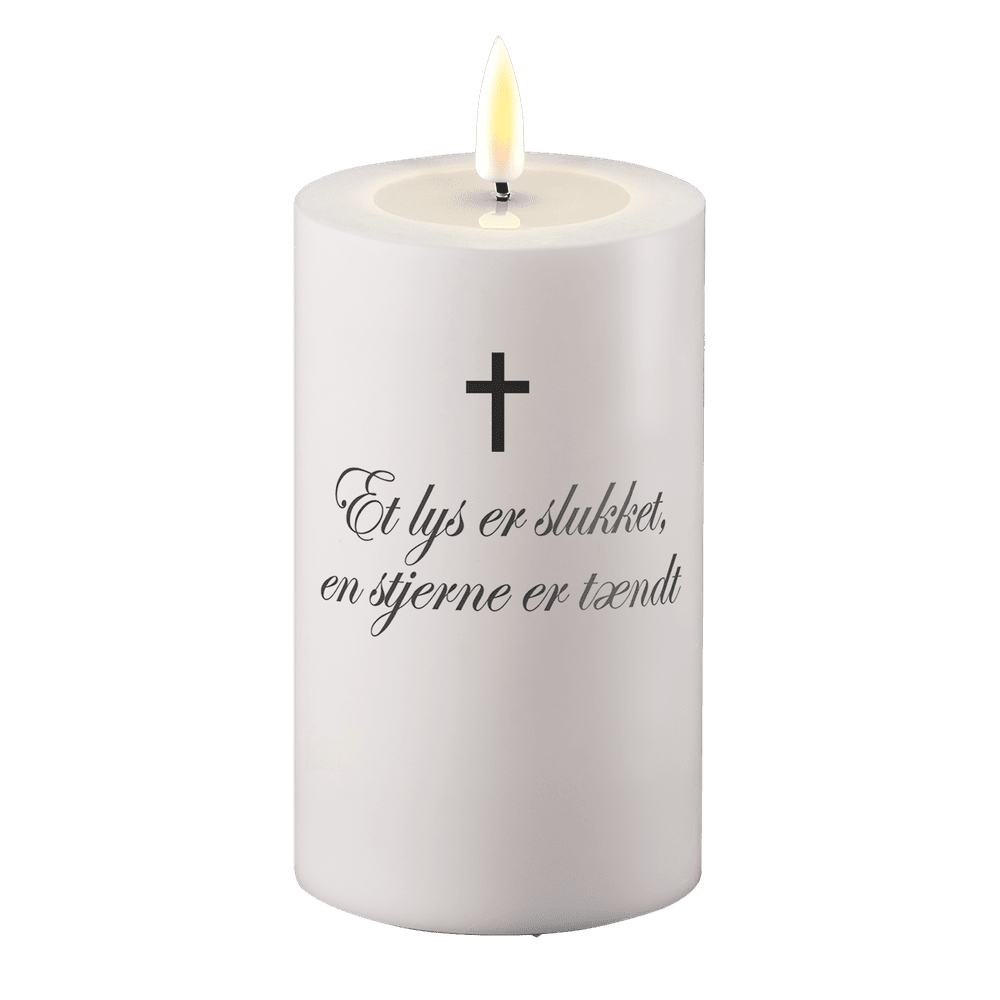 LED Gravljus Ett ljus släcks, en stjärna tänds Deluxe Homeart 1