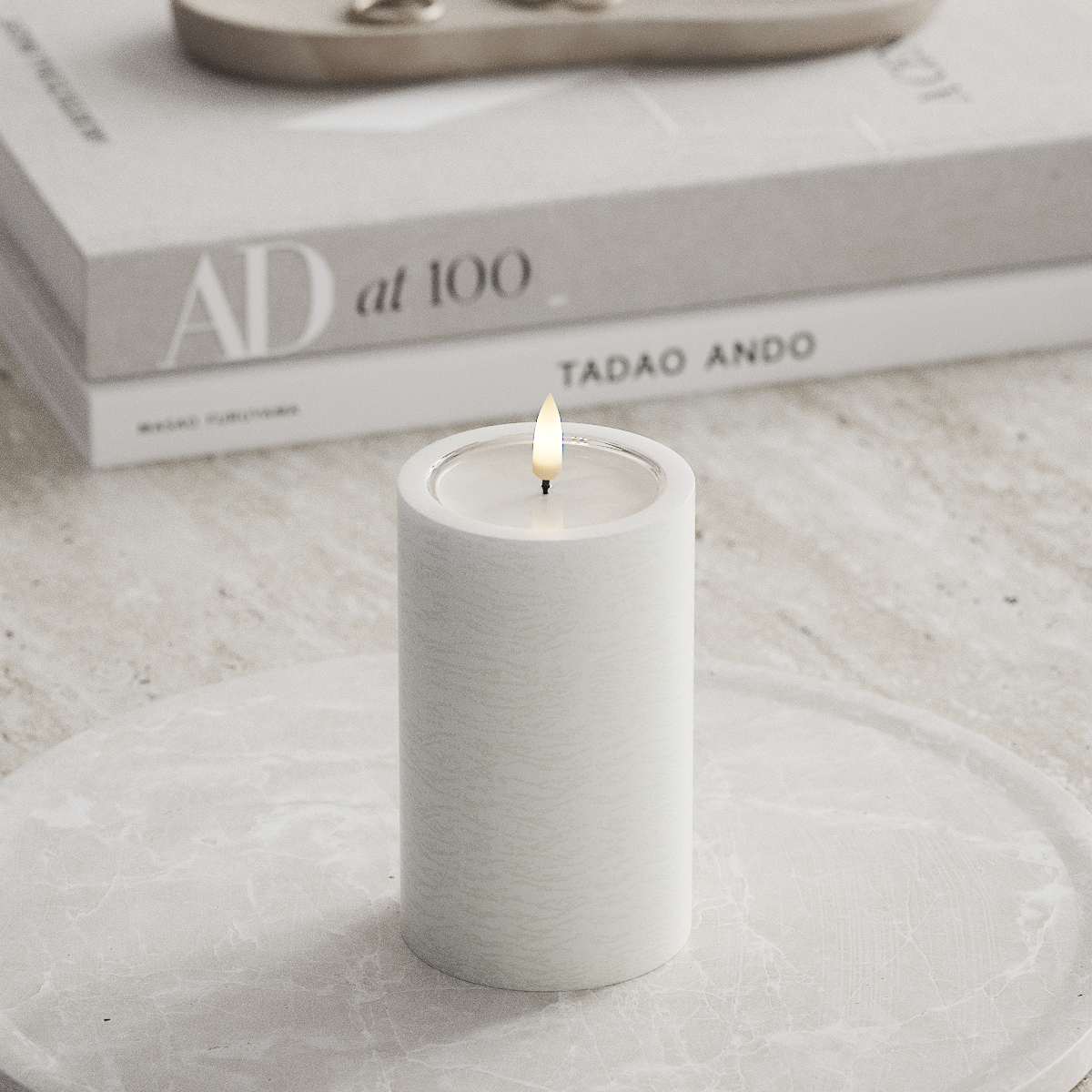 Deluxe Homeart Unique LED blokové světlo D 7,5 x 12,5 cm Bílá unique blokové světlo 1